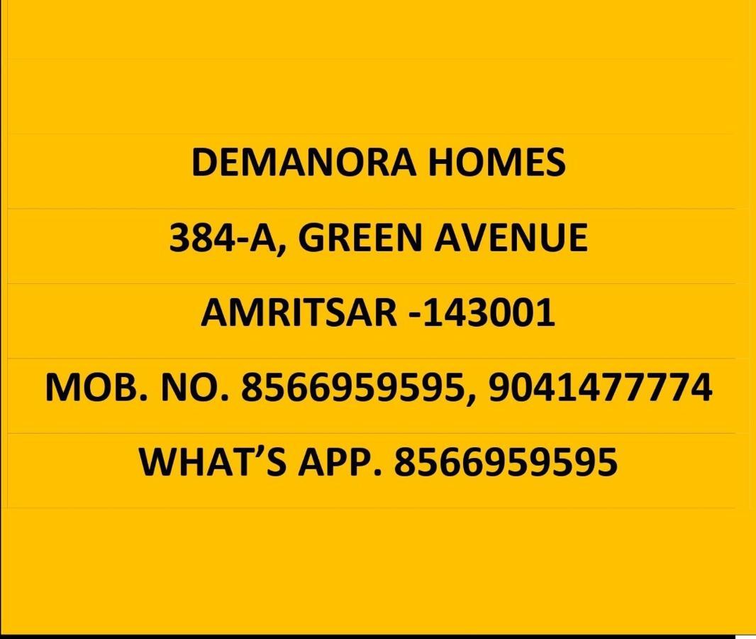 De Manora Homes - Unpretentious Hotel With A Garden , Posh Area Ranjit Avenue Amritsar Extérieur photo